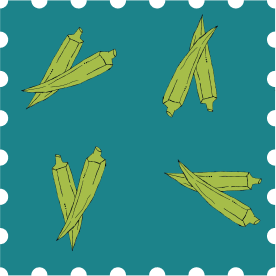 Bhindi Print