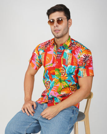 Cotton Men Shirt Birthday Party