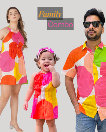 Poppins Halter Style | Family Twinning (Baby Girl): Match in Style! | Pure Cotton