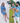 Cotton Flower Power Blue Twinning Outfits for Family: Match in Style!