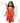 Red Floral Firework| Family Twinning (Baby Girl): Match in Style! | Pure Cotton