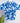 Cotton Boys Kids Shirt Flower Power Blue