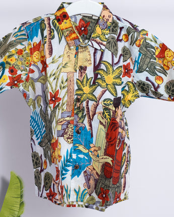 Cotton Boys Shirt Jungle Safari
