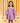 Cotton Girls Frock Purple Boota