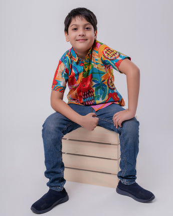 Cotton Boys Shirt Birthday Party