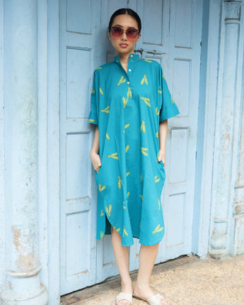 Bhindi Midi Kaftan Dress