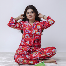 Load image into Gallery viewer, Holiday Mood Adult Pyjama Set
