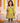 Cotton Girls Frock Yellow Boota