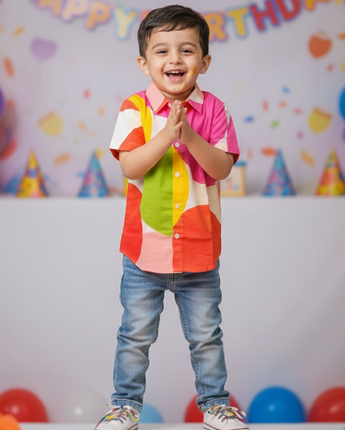 Designer Shirt for Boys | Poppins | Pure Cotton