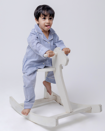 Classy Strips| Kids Nightsuit Set |Pure Cotton
