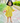 Cotton Girls Frock Yellow Boota