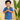 Cotton Boys Kurta Shirt Blue Boota