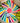 Round Boho Rug & Meditation Mat - Rainbow