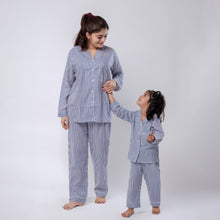 Load image into Gallery viewer, Classy Stripes Twinning Pyjama Sets
