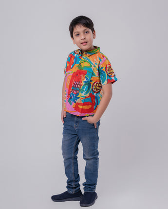Cotton Boys Shirt Birthday Party