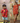 Red Bird Twinning Outfit for Mother and Son| Pure Cotton