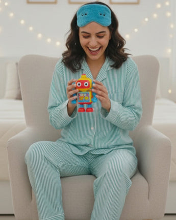 Day Dreaming | Adult Nightsuit Set| Pure Cotton