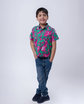Cotton Boys Shirt Rabbit