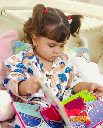 Mushrooms| Kids Nightsuit Set |Pure Cotton