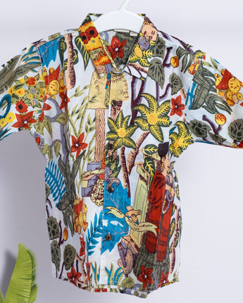 Adorable Cotton Jungle Safari Twinning Dresses for Father & Daughter: Match in Style!
