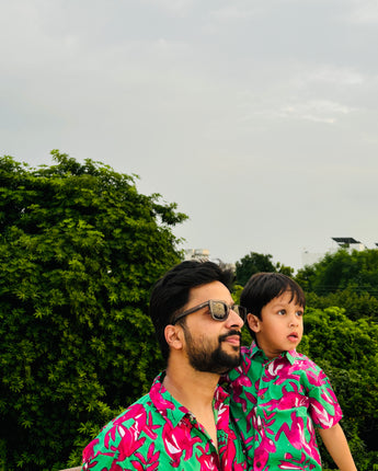 Adorable Cotton Rabbit Shirts for Father & Kids: Match in Style!