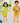 Cotton Yellow Boota Sibling Twinning Outfits
