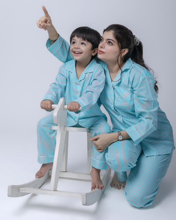 Day Dreaming | Adult Nightsuit Set| Pure Cotton