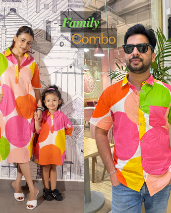 Poppins Shirt Style | Family Twinning (Baby Girl): Match in Style! | Pure Cotton