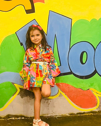 Cotton Birthday Party Twinning Outfit for Father & Daughter: Match in Style!