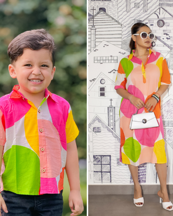 Poppins Twinning Outfits for Mother and Son| Pure Cotton