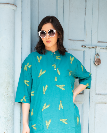 Bhindi Asymmetrical Shirt