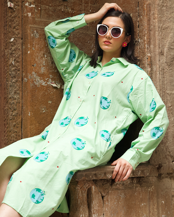 Dharti Shirt Dress