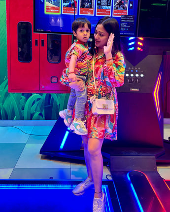 Cotton Birthday Party Twinning Dresses for Moms & Boys: Match in Style!