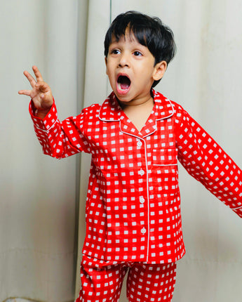 Merry Christmas| Kids Nightsuit Set |Pure Cotton