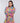 Positano Short Dress for Women| Neon Garden| Pure Cotton