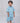 Tiffany blue Sibling Twinning Outfits | Pure linen
