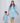 Tiffany Blue Linen Twinning Outfit for Mother and Son