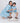 Tiffany Blue Linen Twinning Outfit for Mother and Son