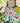 Round Boho Rug & Meditation Mat - Rainbow