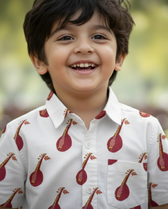 Sitar shirt For Boys | Pure Cotton Poplin