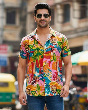 Cotton Men Shirt Birthday Party