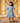 Blue Pichwai  Girls Dress | Pure Cotton