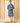 Festive Men's Full Kurta Pajama Set| Blue Patola| Pure Cotton