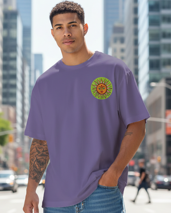 Suryadev Oversize T-Shirt- Purple (Pre-Order Exclusive | Limited Edition)