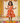 Orange  Pichwai  Girls Dress | Pure Cotton