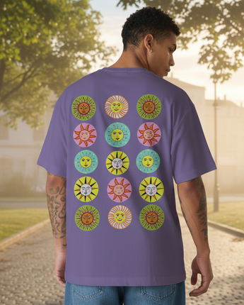 Suryadev Oversize T-Shirt- Purple (Pre-Order Exclusive | Limited Edition)