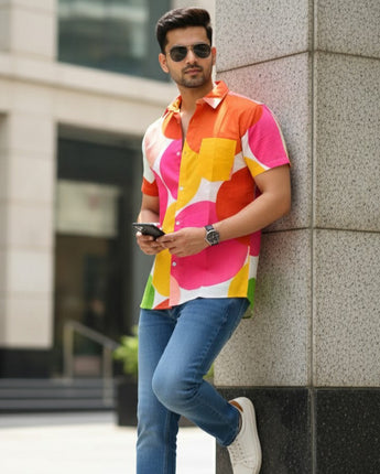 Designer Shirt for Men| Poppins | Pure Cotton