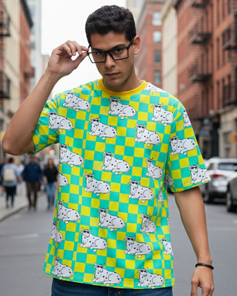 Gaiya Oversized T-Shirt - Green (Pre-Order Exclusive | Limited Edition )