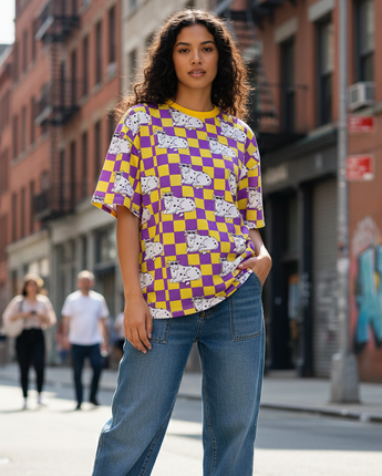 Gaiya Oversized T-Shirt - Purple (Pre-Order Exclusive | Limited Edition )