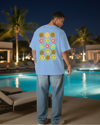 Suryadev Oversize T-Shirt- Blue (Pre-Order Exclusive | Limited Edition)